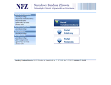 Tablet Screenshot of aplikacje.nfz-wroclaw.pl